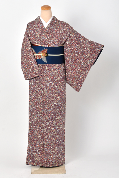 小紋(総柄×名古屋帯)｜着物レンタルあき (来店着付け無料・全国配送無料)