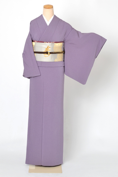 色無地(薄紫色地の縮緬)｜着物レンタルあき (来店着付け無料・全国配送