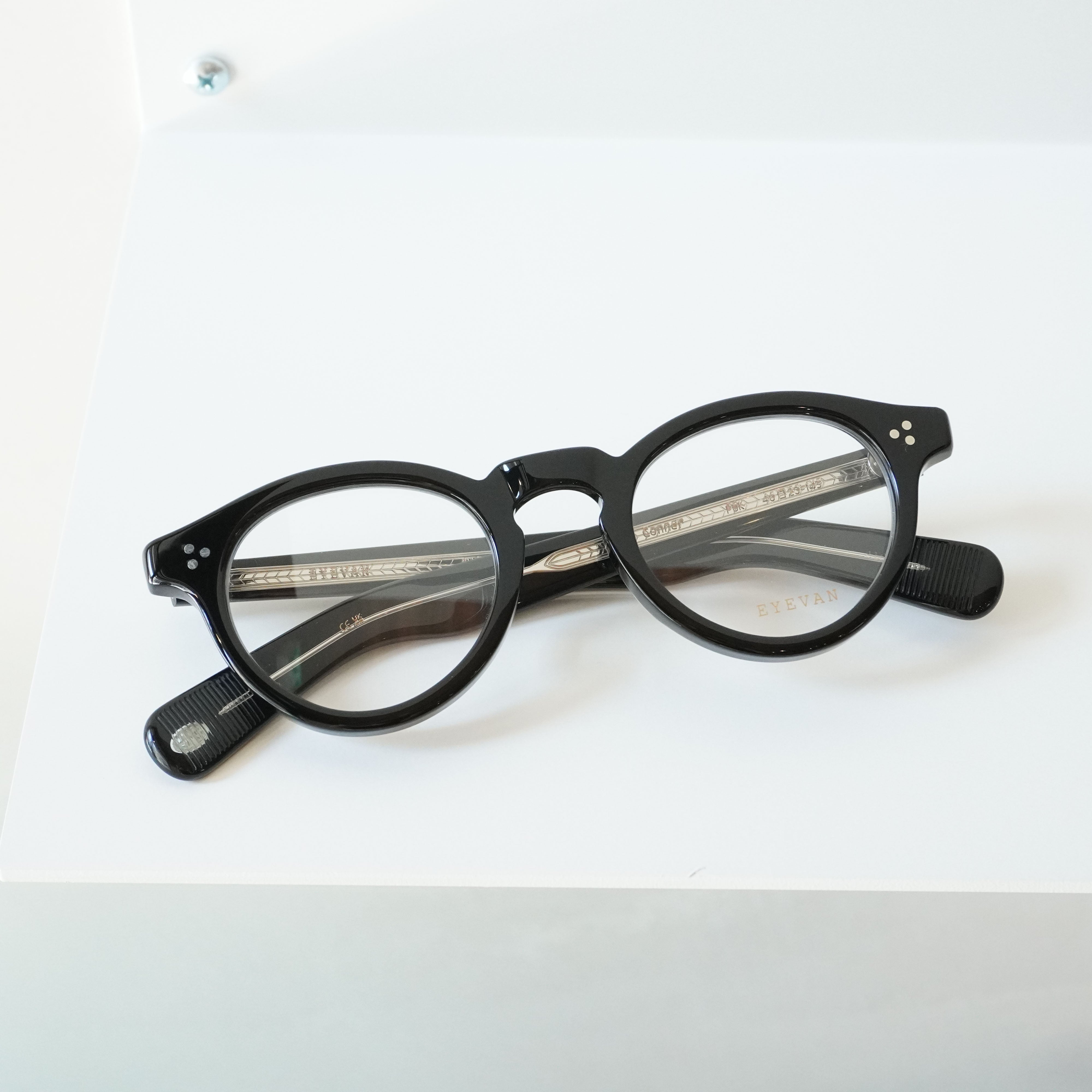 EYEVAN アイヴァン / CONNER / PBK (PIANO BLACK) / メガネ – KRANC