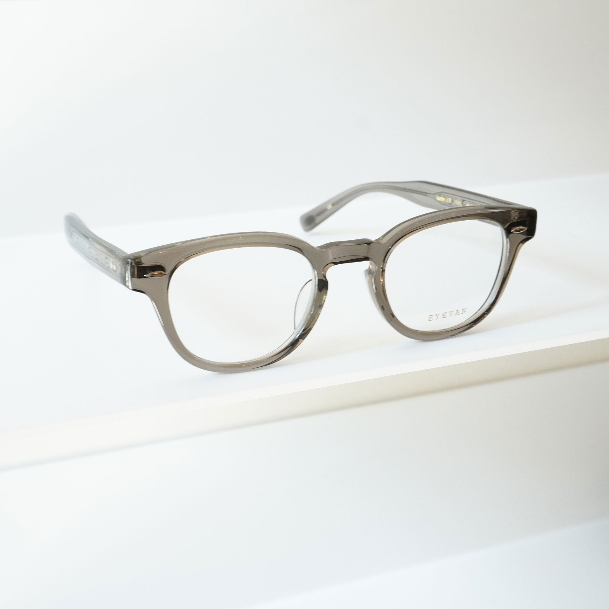 EYEVAN アイヴァン / WEBB 45 / SMK (SMOKE) / メガネ – KRANC OPTICAL