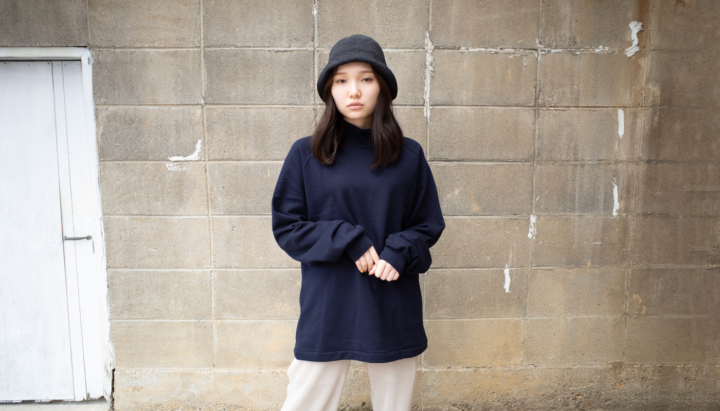 新作： 03ハイネックスウェット】発売のお知らせ | 久米繊維工業株式