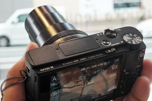 デジタルスチルカメラ「RX100VII（RX100M7）」を、ソニーストアで触っ