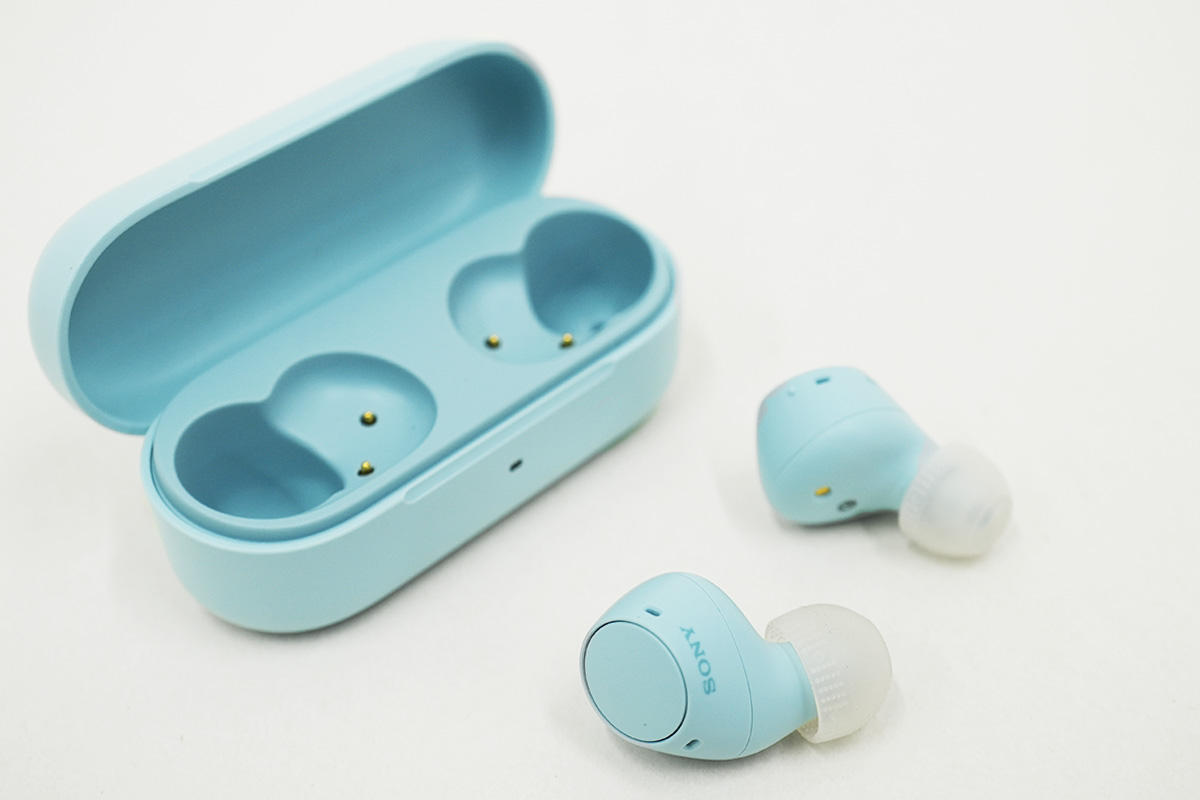 ソニー史上最小サイズ密閉型完全ワイヤレスイヤホン「WF-C510」実機