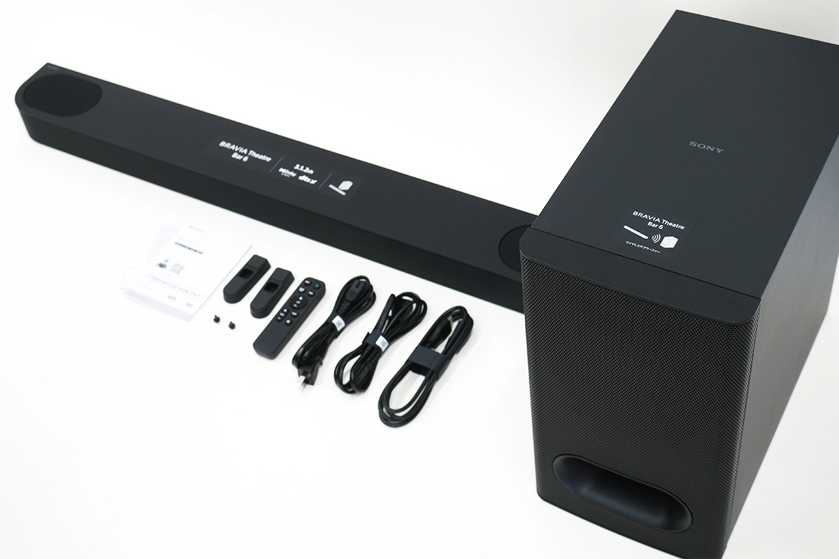 ソニー 3.1.2chサウンドバーBRAVIA Theatre Bar 6（HT-B600）実機