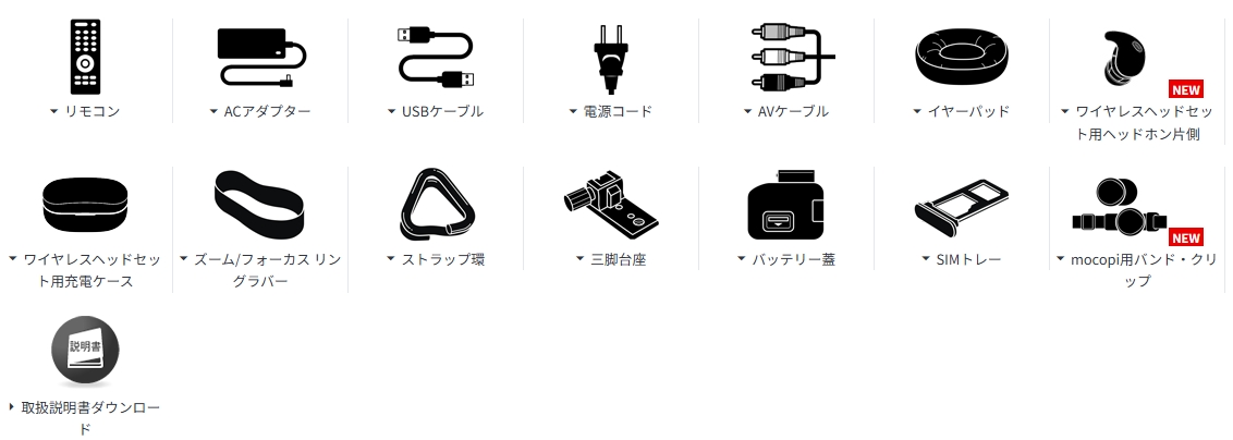 mocopi用バンド・クリップの単品購入が可能に。ソニーストア「付属品の