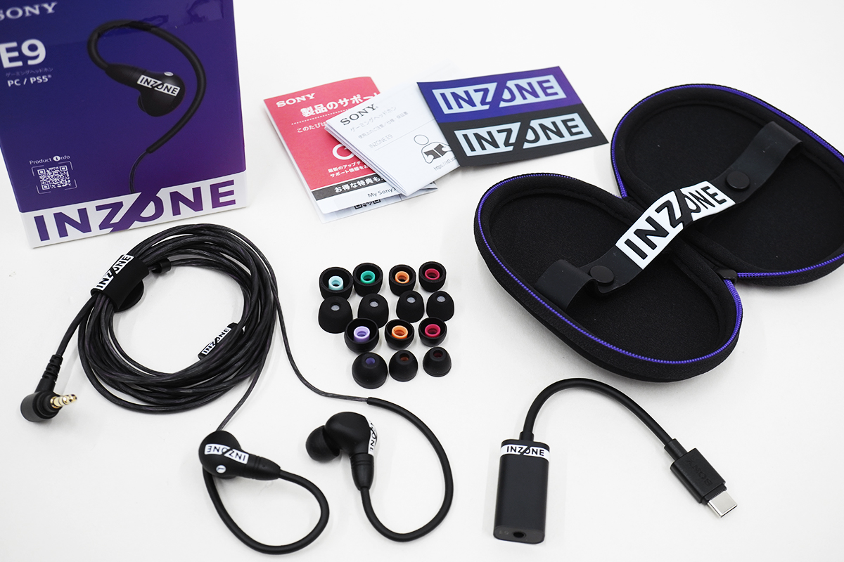 ゲーミング有線イヤホン「INZONE E9」実機レビュー。長時間でも苦に