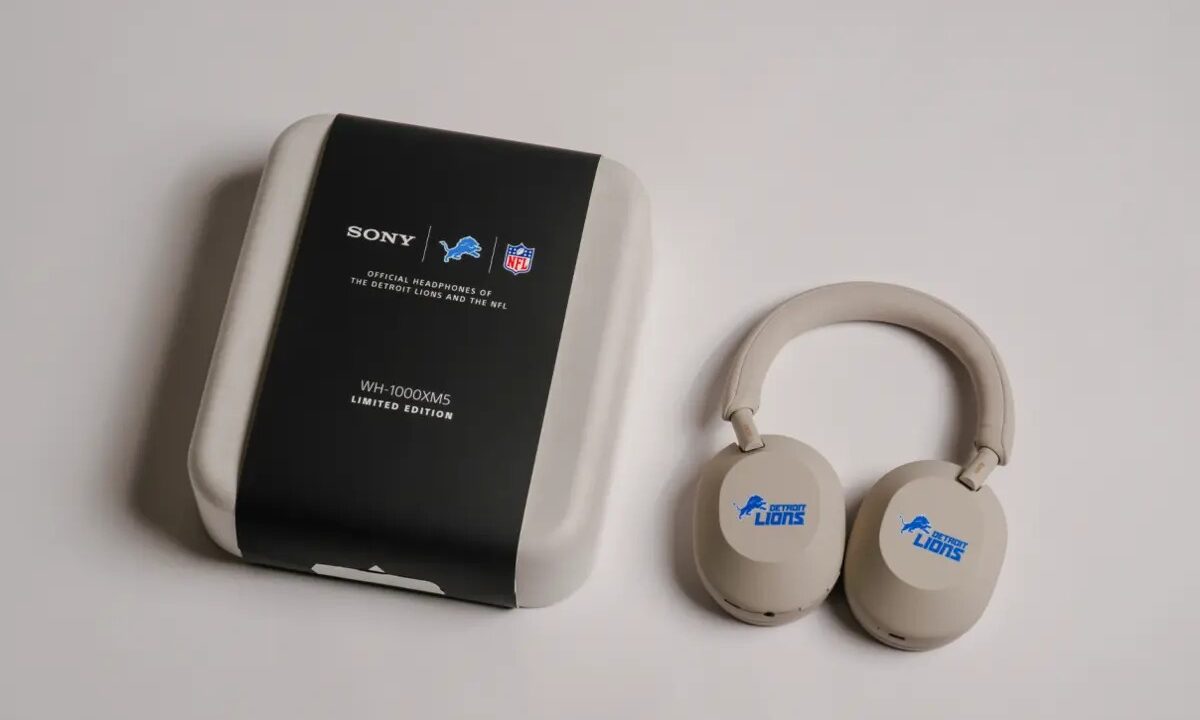 ソニーアメリカ、NFL デトロイト・ライオンズ限定モデル「WH-1000XM5