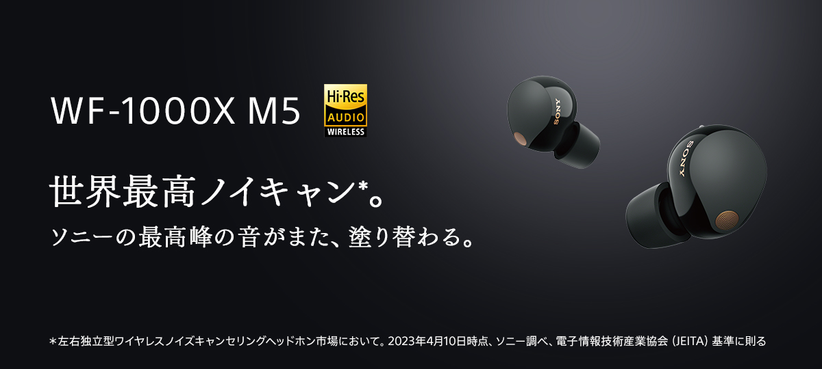 SONY WF-1000XM5 ワイヤレスイヤホン ブラック 保証書付き SONY