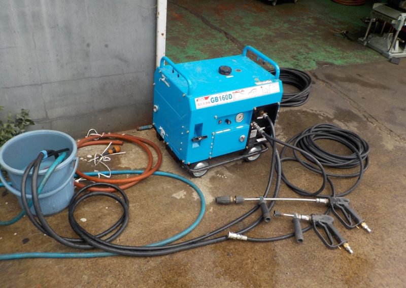 フルテック 防音型エンジン高圧洗浄機 GB160D 最大圧力16MPa 水量12L