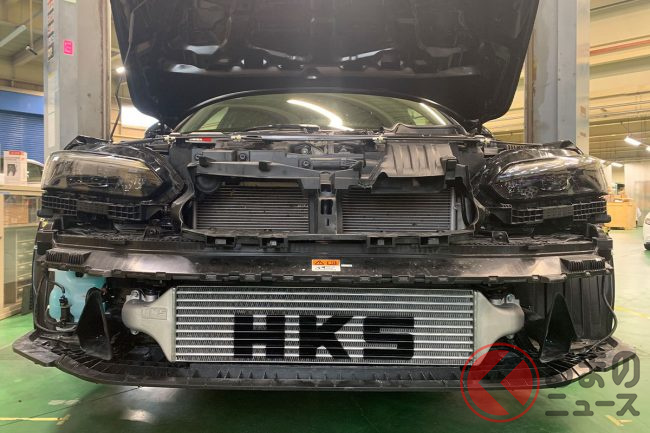HKS インタークーラー 数年放置 HKS インタークーラー 数年放置
