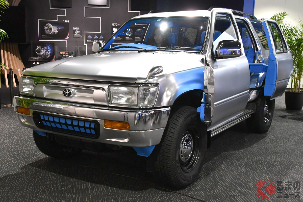 トヨタ「ハイラックスサーフ」で最新技術をアピール!? 懐かしい1台で