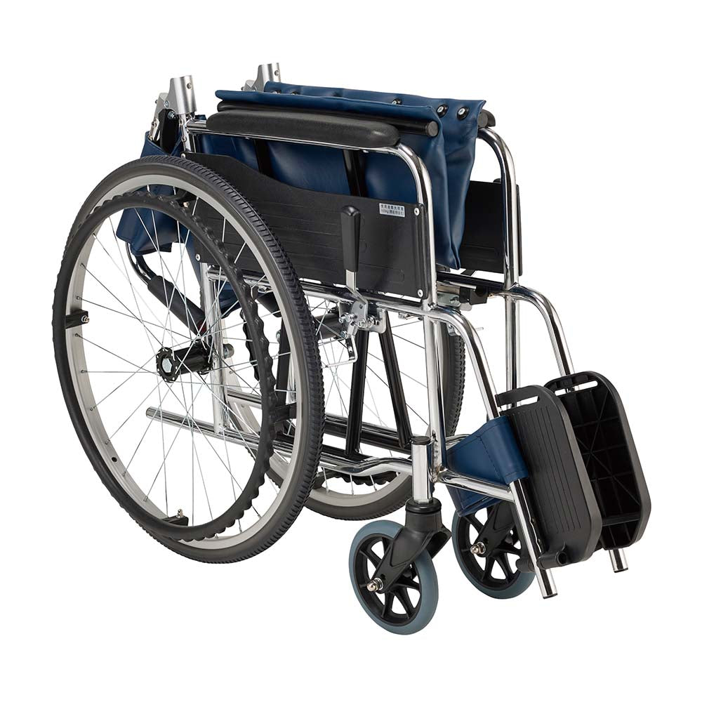 車いす 自走式車椅子 スチール製車いす(自走式・背折れタイプ) EX-11