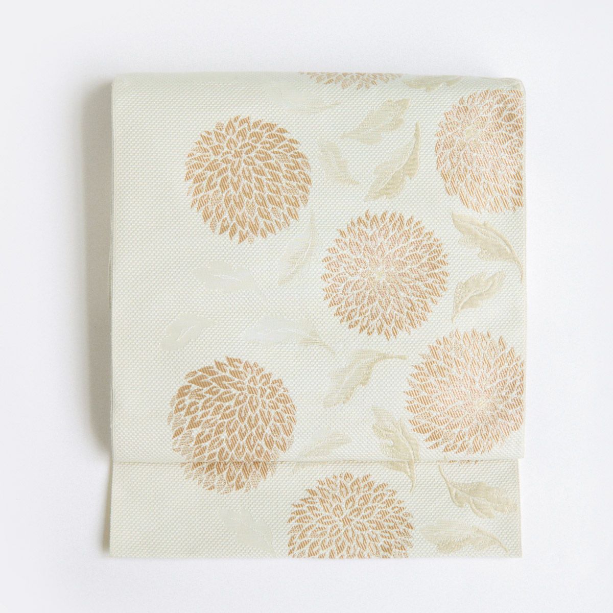 CHIKUMO-千雲-】博多織名古屋帯 玉菊／乳白 くるり｜着物屋くるり 公式