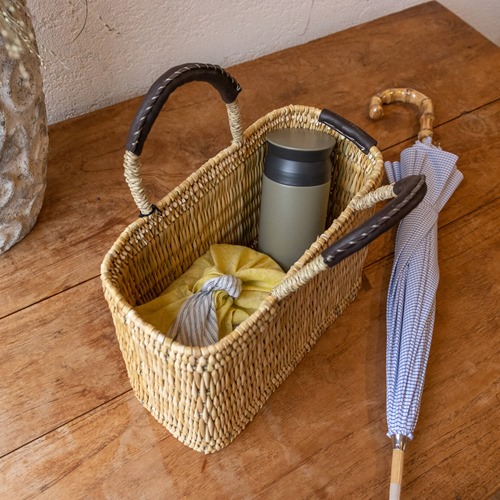 異国の地モロッコの職人が編む「warang wayan」のストローかごバッグ