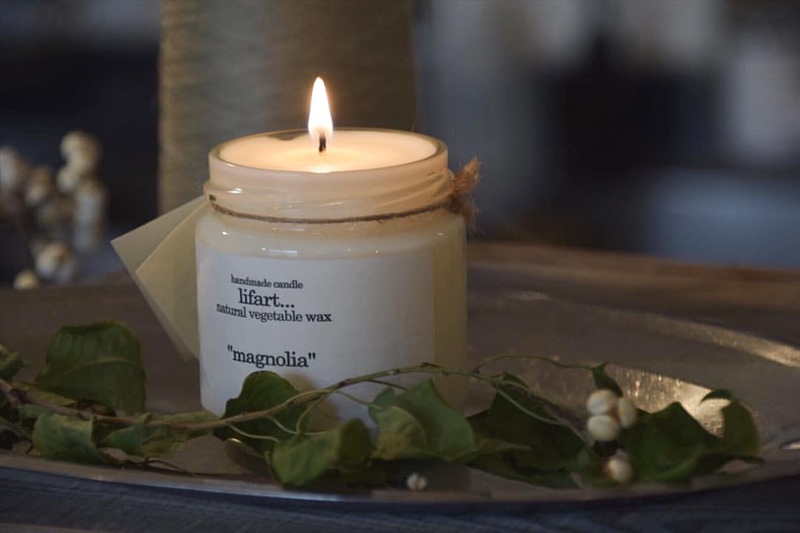 深呼吸したくなる香り「handmade candle lifart」のキャンドル