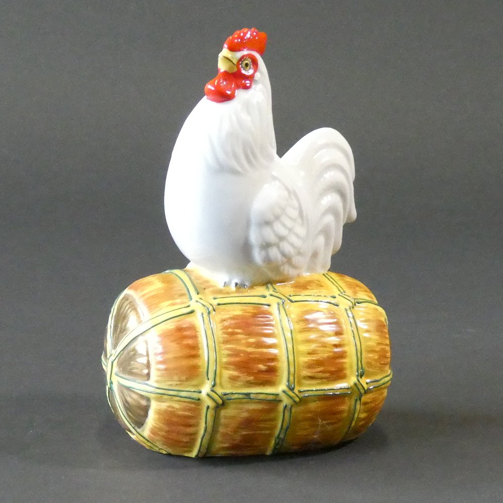 干支『酉』／ニワトリ（7号）・色絵 - 【九谷古青窯・くま野】 kutani