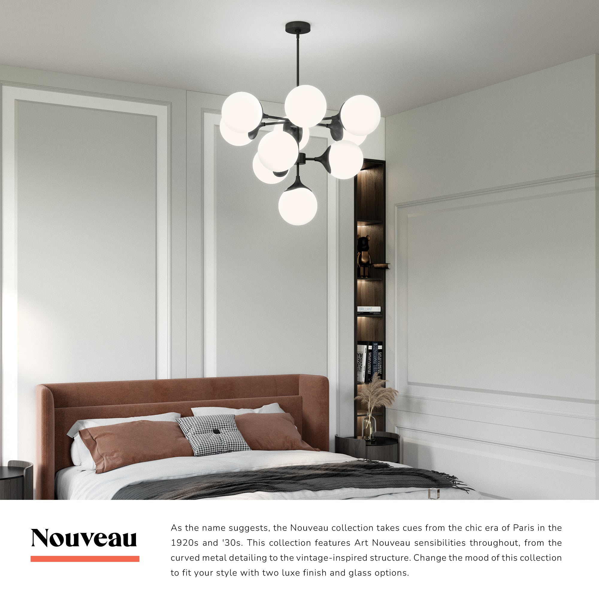 Nouveau 35-in Chandelier – Kuzco Lighting