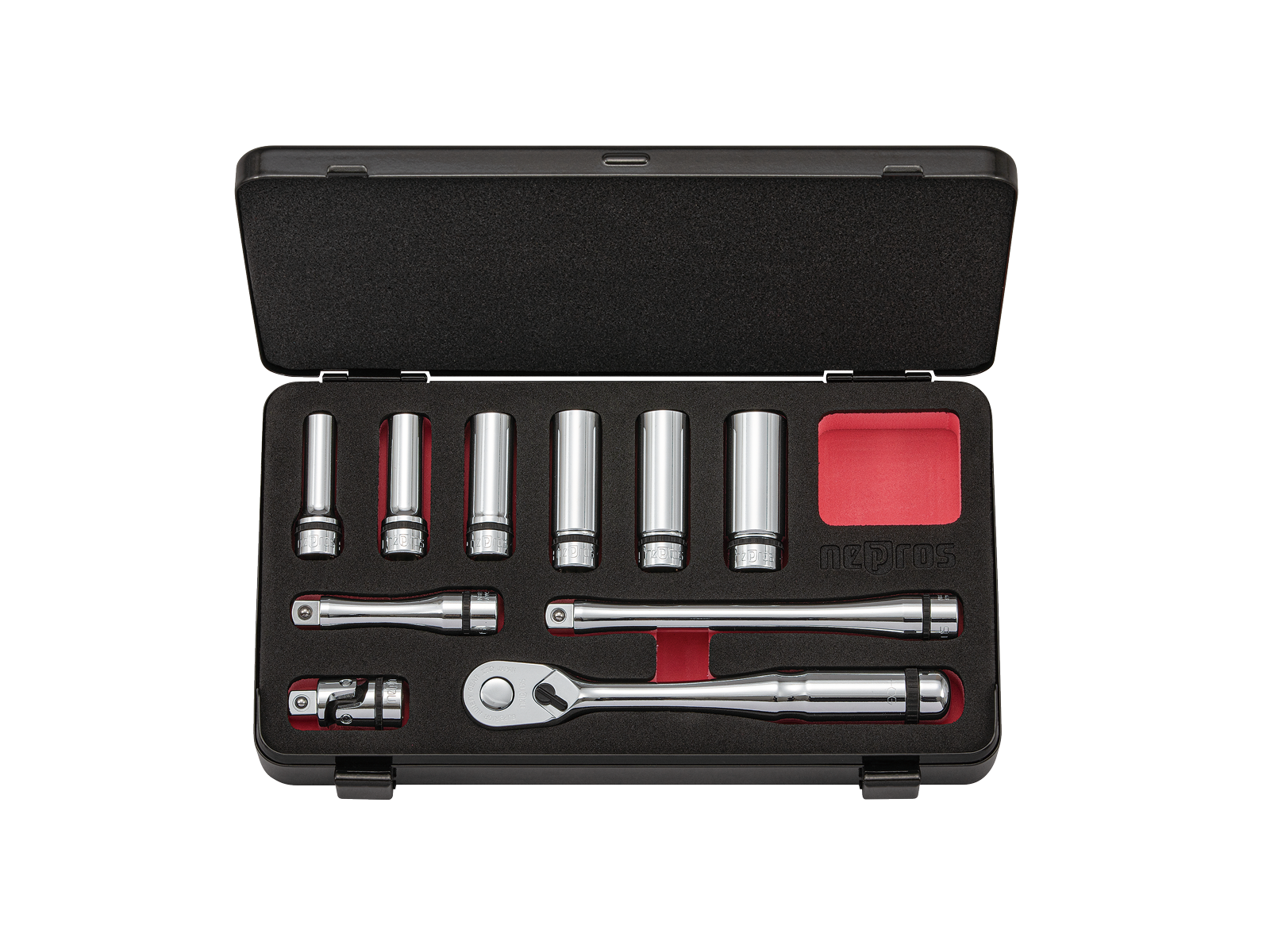 9.5sq.ディープソケットレンチセット[10点]ケース付き | KTCツール