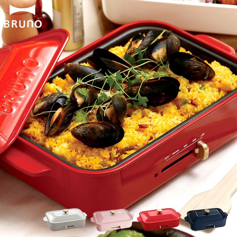 BRUNO/ブルーノ コンパクトホットプレート用セラミックコート鍋