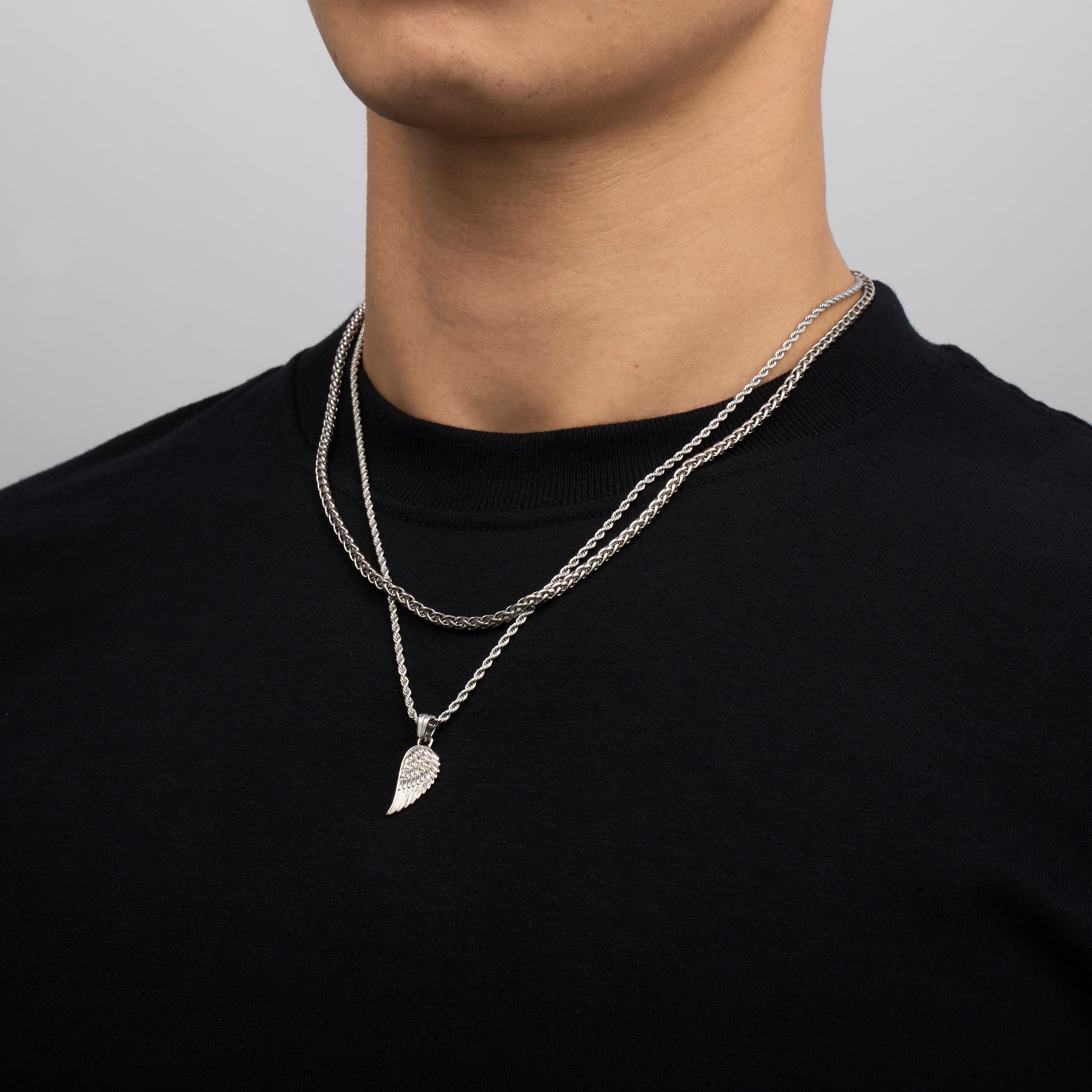 Pendant × Chain (Silver) – KY9 JM