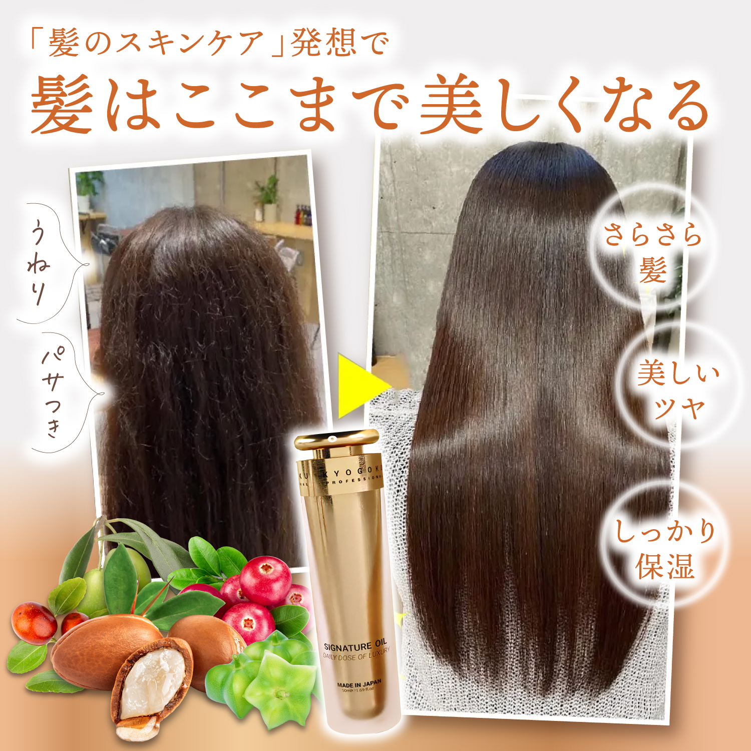 Kyogoku Professional / KYOGOKUシグネチャーオイル 48ml 洗い流さない