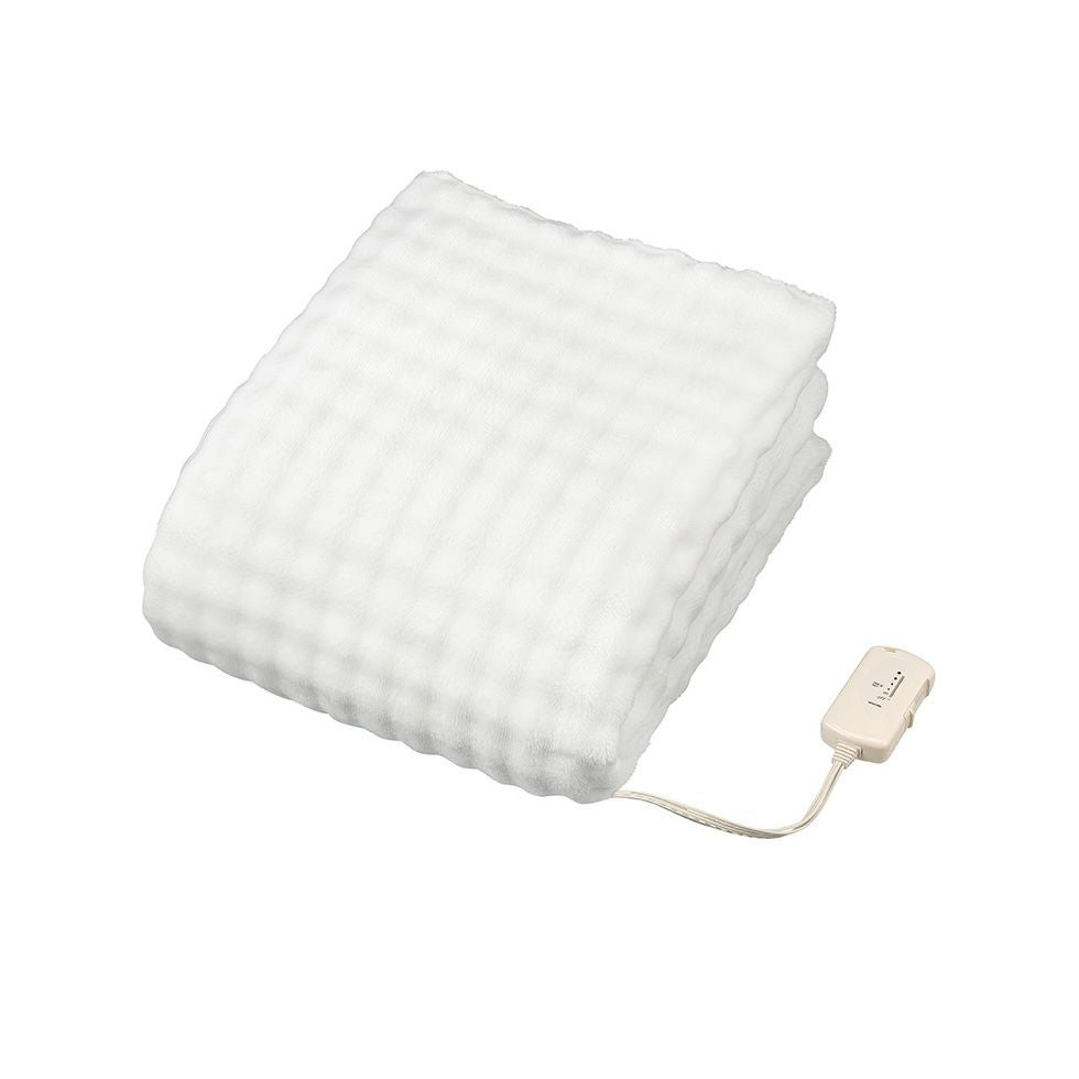 ふわぽこ電気毛布8時間自動OFF（掛け敷き）188x130cmKDK-75252