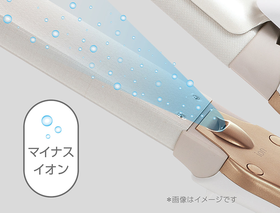 販売終了】サロンセンス300マイナスイオン2WAYアイロン34mm KHR-7610