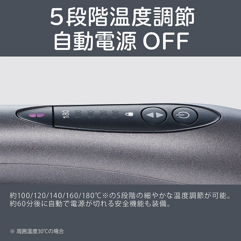 販売終了】サロンセンス300イオンバランスアイロンブラシKHR-6900