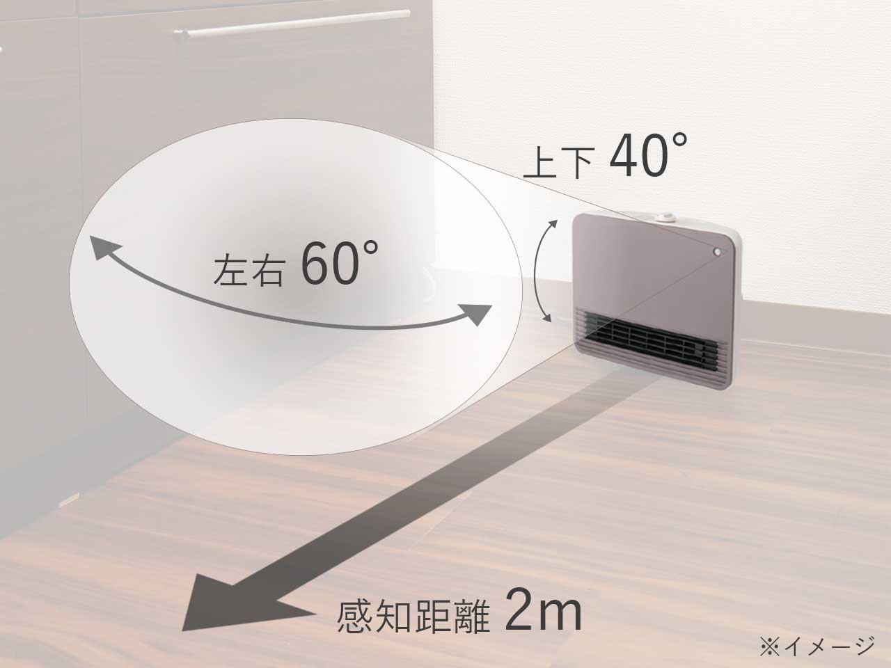 販売終了】セラミックヒーターKPH-1226 | コイズミオンラインショップ