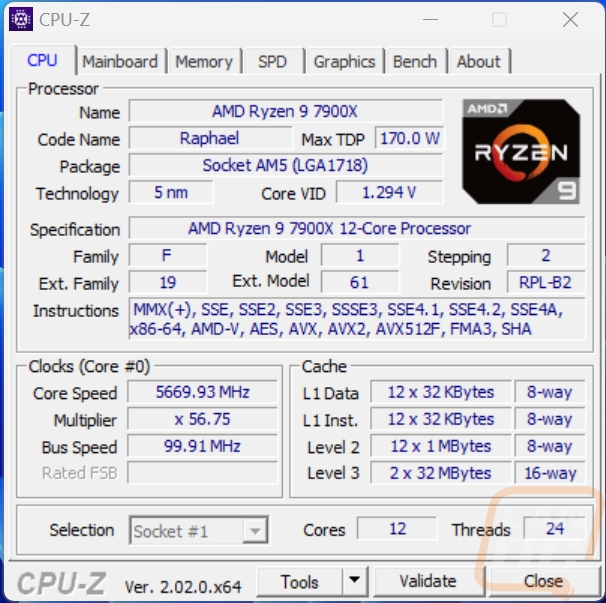 AMD Ryzen 9 7900X and 7950X - LanOC Reviews
