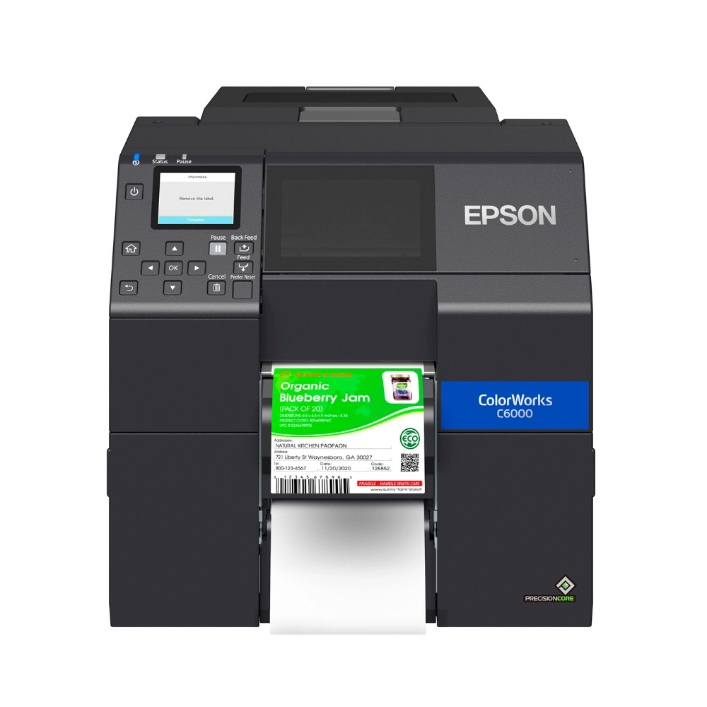 Epson ColorWorks CW-C6000P Color Inkjet Label Printer with Peel