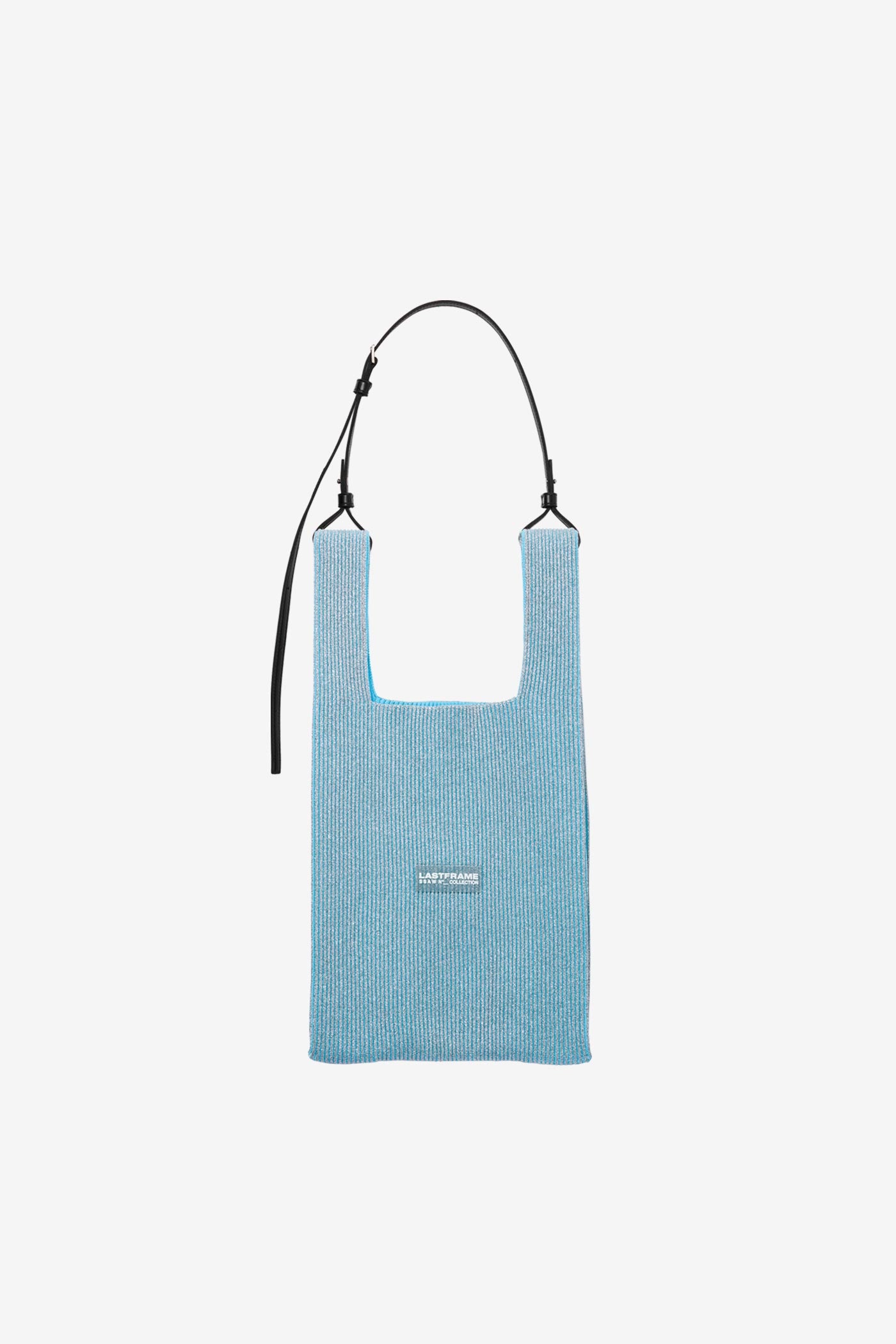 KYOTO METALLIC MARKET BAG MEDIUM / SILVER × BLACK – LASTFRAME