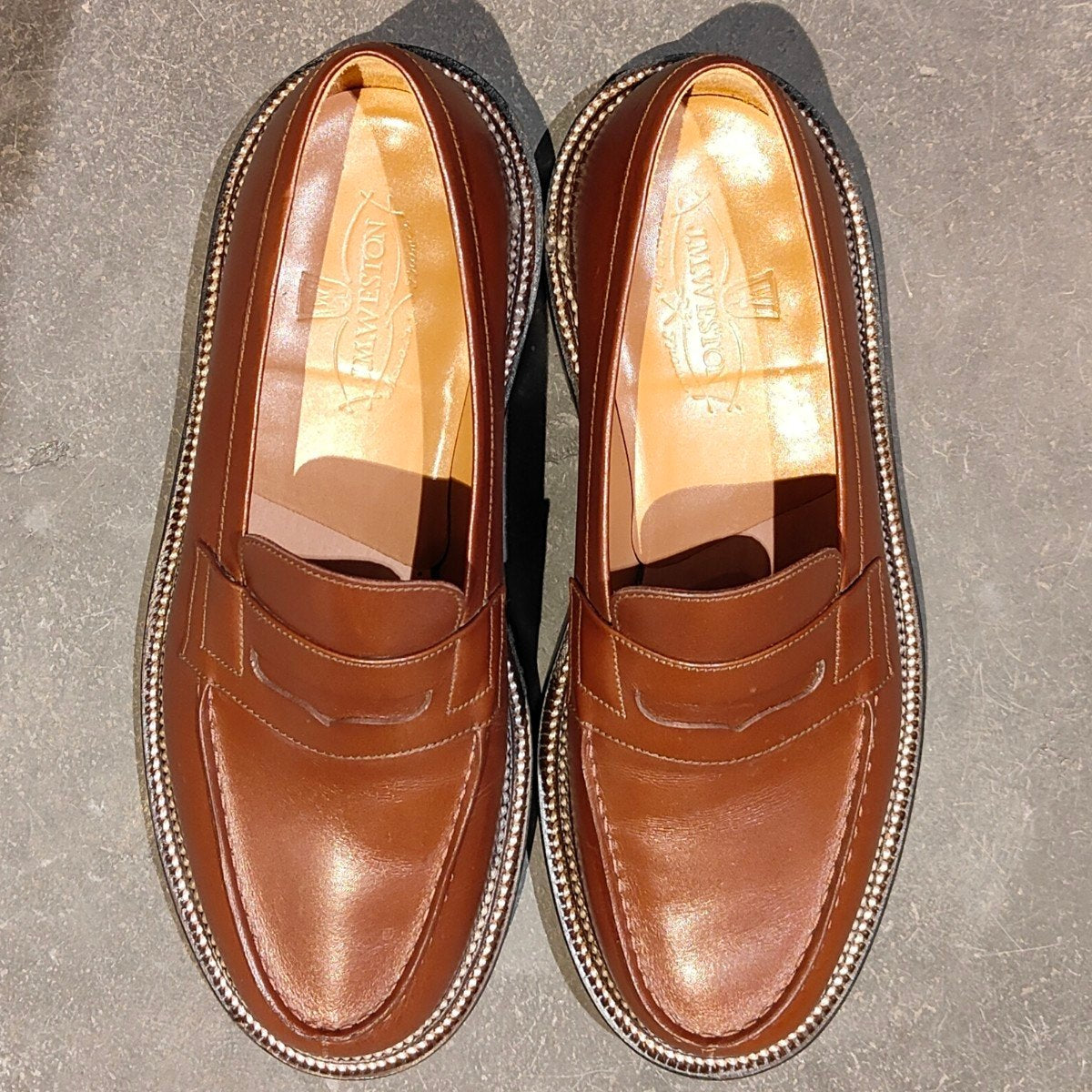 使用数回【J.M.WESTON】ジェイエムウエストン 385 トリプルソール