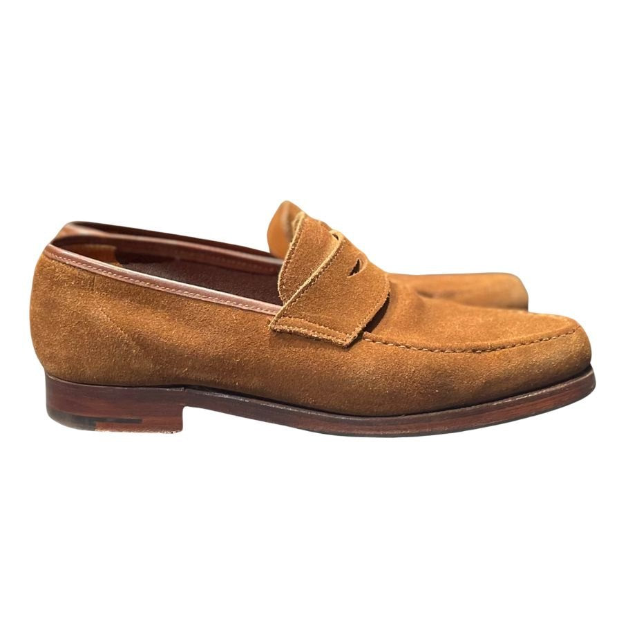 CROCKETT&JONES】クロケット&ジョーンズ ローファー スエード ブラウン