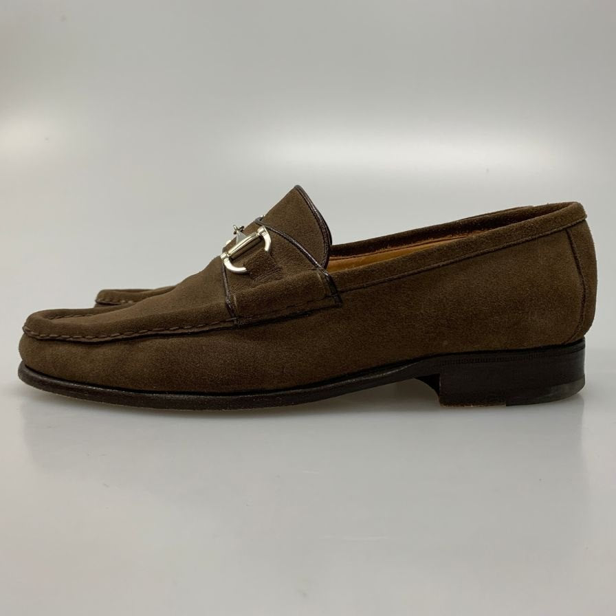 Enzo Bonafe】エンツォボナフェ ローファー スエード ブラウン（茶系