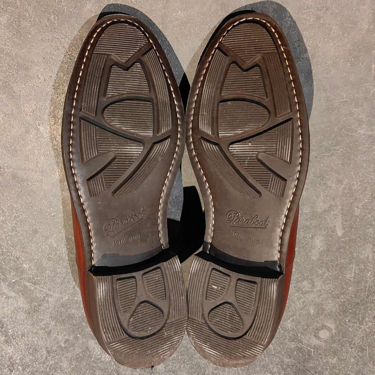 Paraboot】パラブーツ モンターニュ ストレートチップ ブラウン サイズ