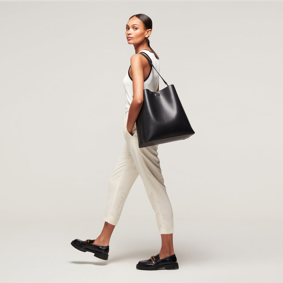 Iris - Structured laptop tote – Lawful London