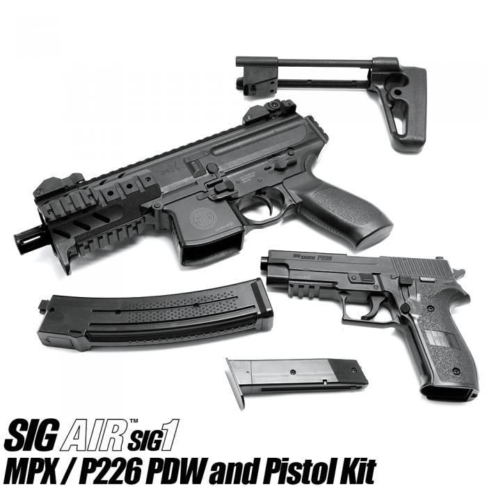 SIG Sauer SIG AIR MPX / P226 Airsoft Spring Powered PDW and Pistol Kit