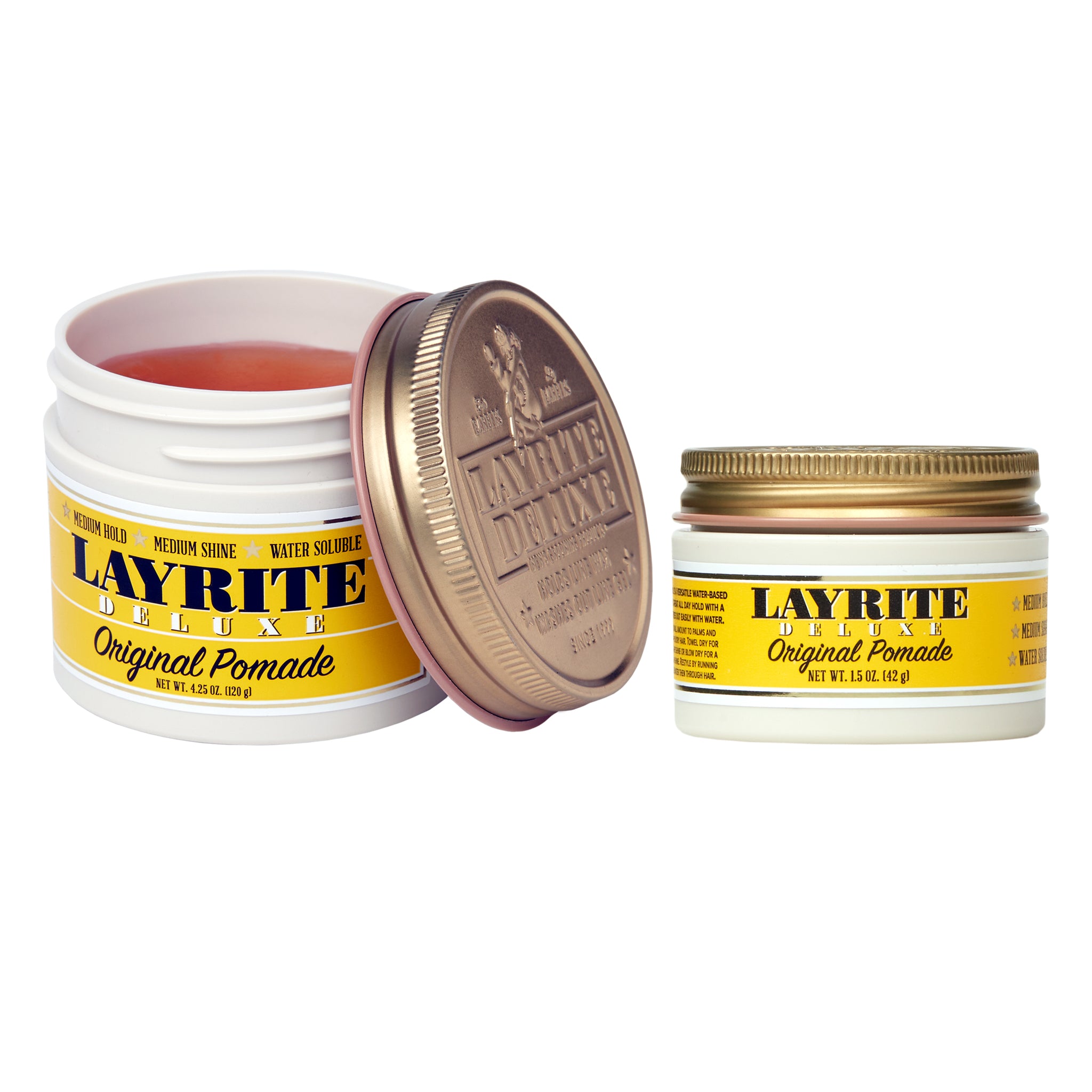 Original Pomade Bundle – Full Size + Travel Size – Layrite