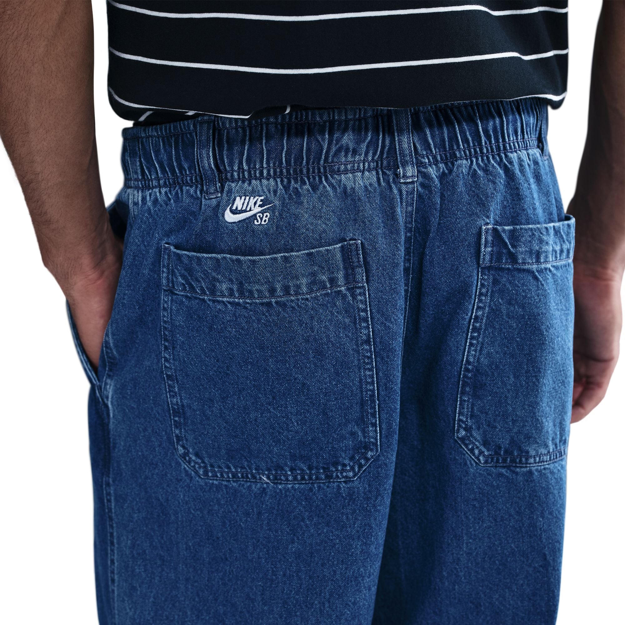 Nike SB Loose Double Knee Diffused Blue/White Denim Skate Pant