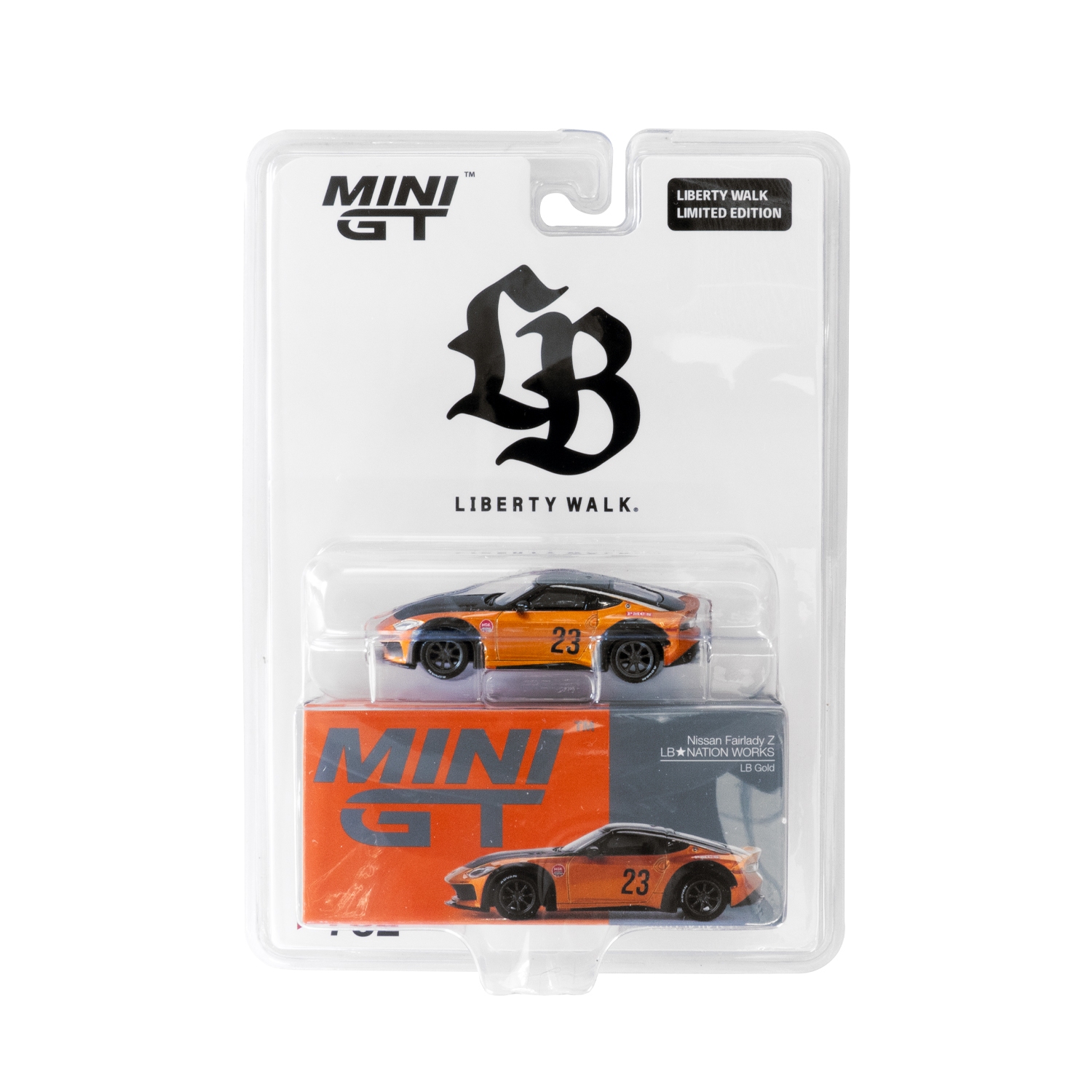 1/64 MINI GT Nissan Z LB NATION WORKS Orange Packaging - LB-ONLINE
