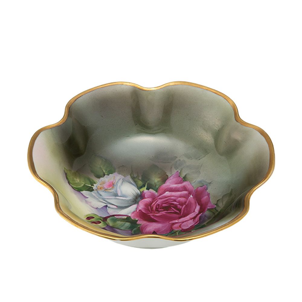 1点限り】オールドノリタケ 金彩シンクインぼかし 薔薇文花型 カップ