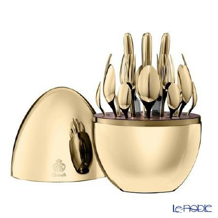 クリストフル Mood（ムード） ゴールド 865299 カトラリーセット 24