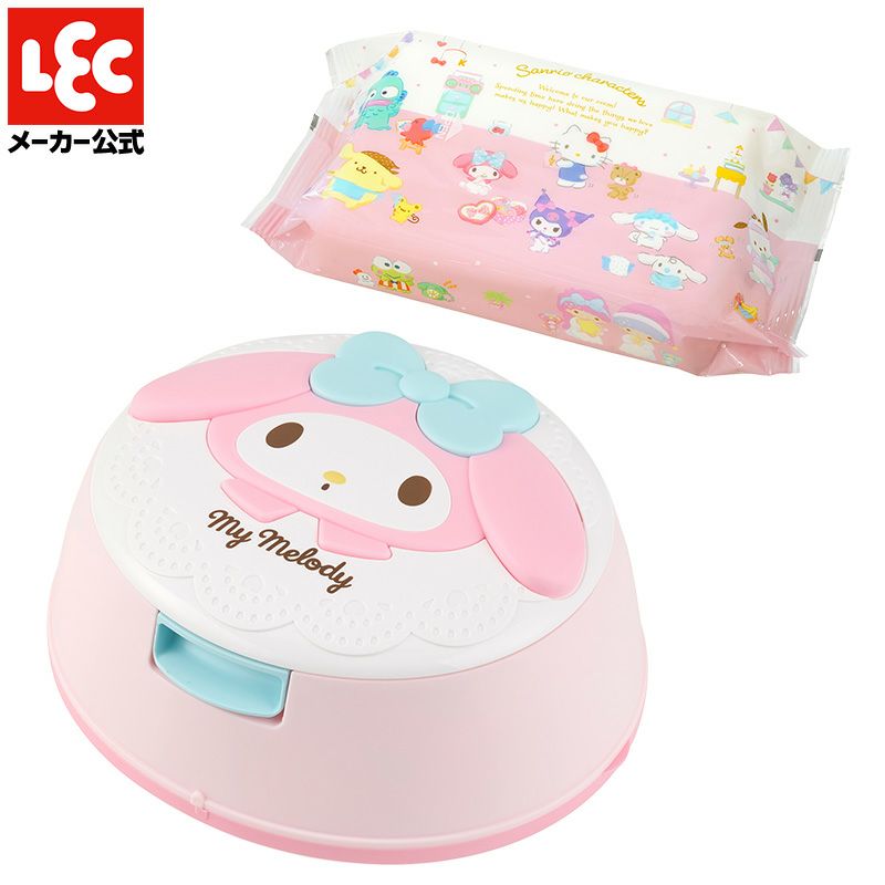 ハローキティ ウェットティッシュケース & 水99.9% ウェットティッシュ