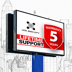 18'x32' Outdoor Programmable LED Message Board From Houston