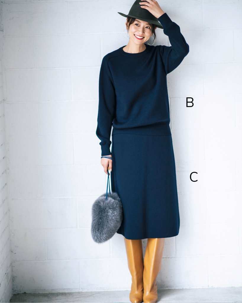 スタイリスト御用達！ 冬のこなれ感を生み出す実力ニット、SLOANEの