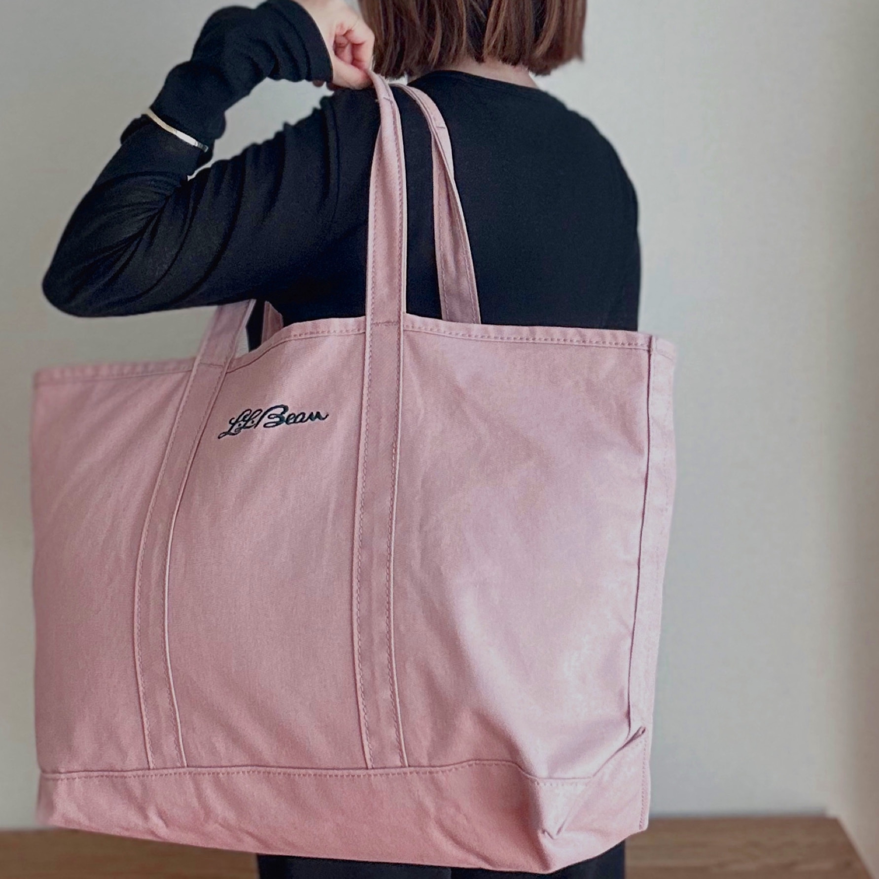 L.L.Bean×LEE100人隊】秋にも持ちたいダスティピンクのコラボトート