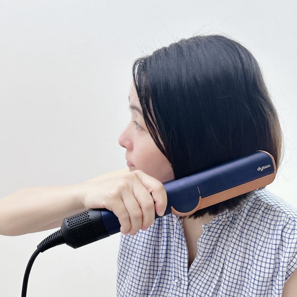 ダイソン】40代・悩めるくせ毛ボブが「エアストレート ストレイトナー