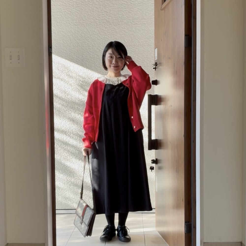 12closet【石上美津江さんコラボ】ハンドニットボレロコーデ＋おうち