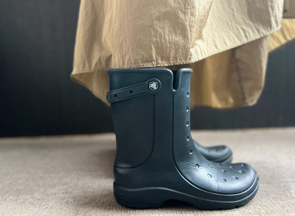 CROCS・クロックス】レインブーツと【LEEマルシェ】ウォータープルーフ